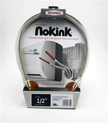 Rectorseal NoKink Flexible Refrigerant Line Connector, 1/2"